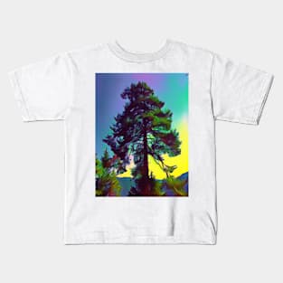 Colorful tree in the sun Kids T-Shirt